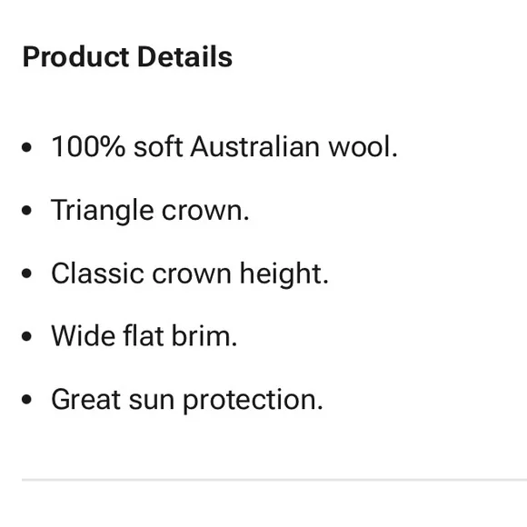 New w/ Tags Gigi Pip Dakota Triangle Crown Hat - Rusty Red - 59 M/L - Picture 10 of 11